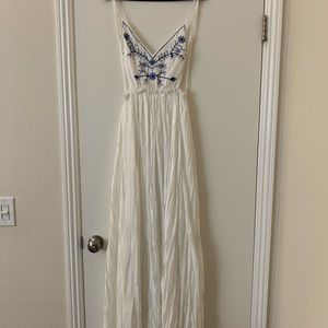 Lulu’s Something to Sprout About Ivory Maxi Dress